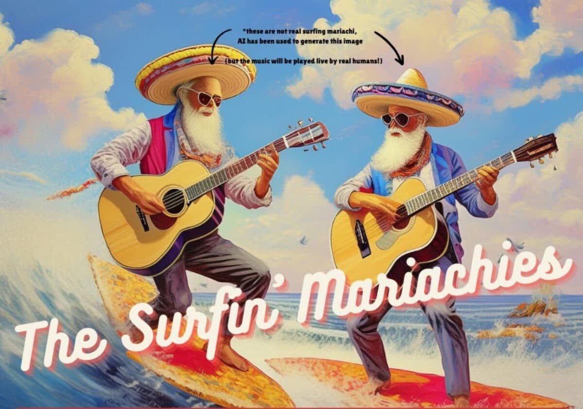 Surfing Mariachis